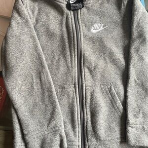 Nike Heather Gray Full-Zip Hoodie